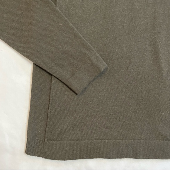 NWT New $165 Wool & Co Wool Blend Military Green Sweater Size S - Picture 5 of 11